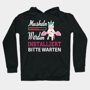 Unicorn Muscles Weightlifting Hoodie